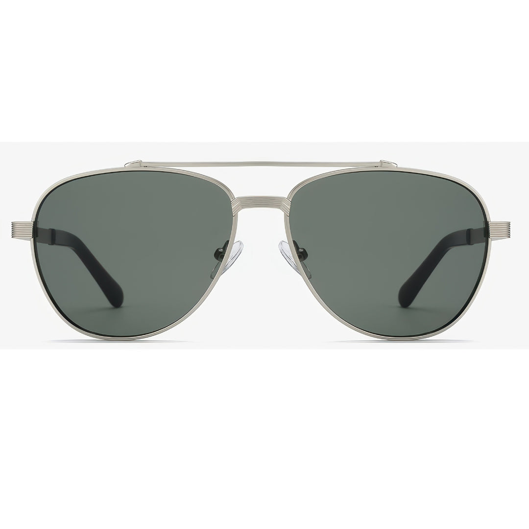 Dame solbriller i elegant aviator-design med polariserte linser Skanto