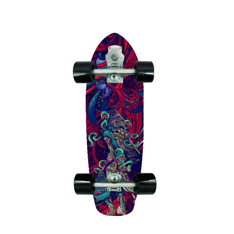 Retro-inspirert mini cruiser skateboard Skanto