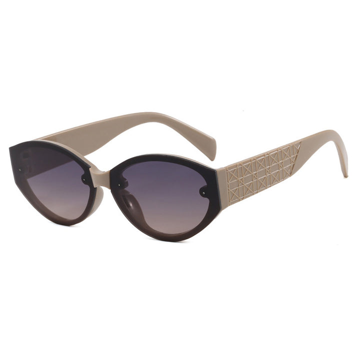 Women's Extravagant Cat-Eye Sunglasses with Textured Frame Skanto