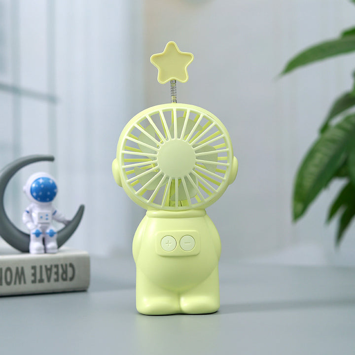 Unisex Kreativ bærbar vifte i søtt figur-design Skanto