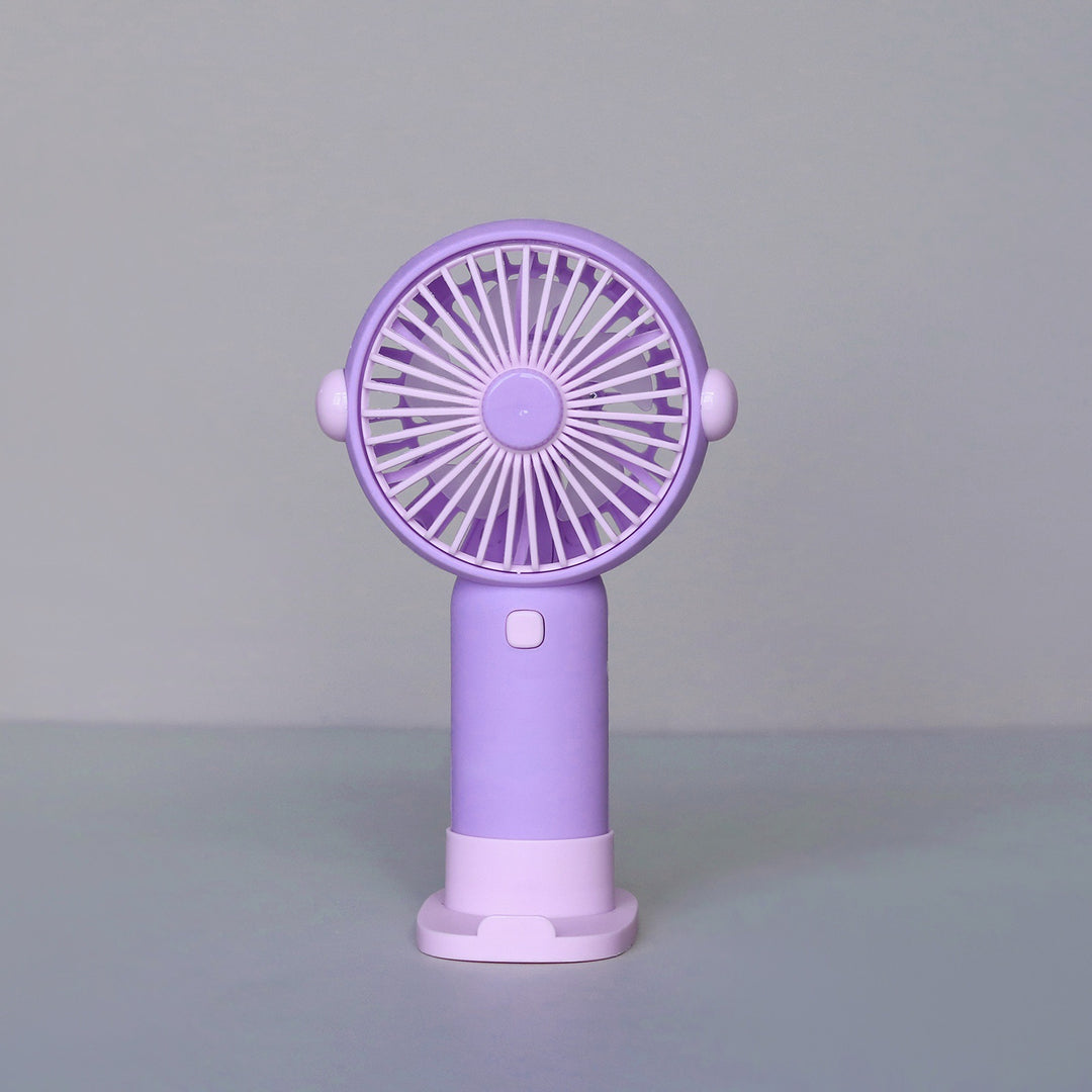 Unisex Håndholdt Vifte med ergonomisk design og praktisk ståfunksjon Skanto