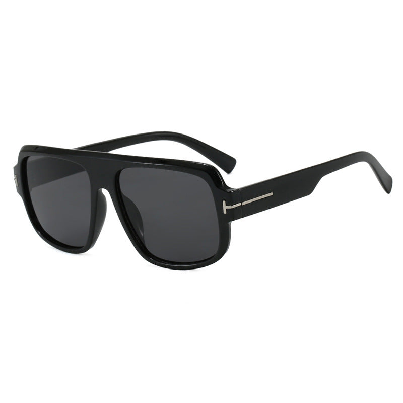 Women's fashionable square sunglasses with trendy tortoise pattern Skanto