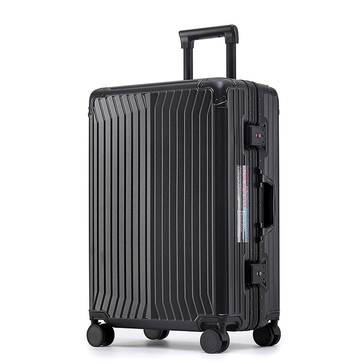 Unisex Rugged Hard-Shell Rolling Suitcase Skanto