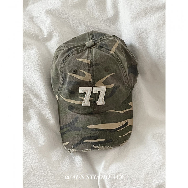 Kvinnenes slitt kamuflasje baseball caps Skanto