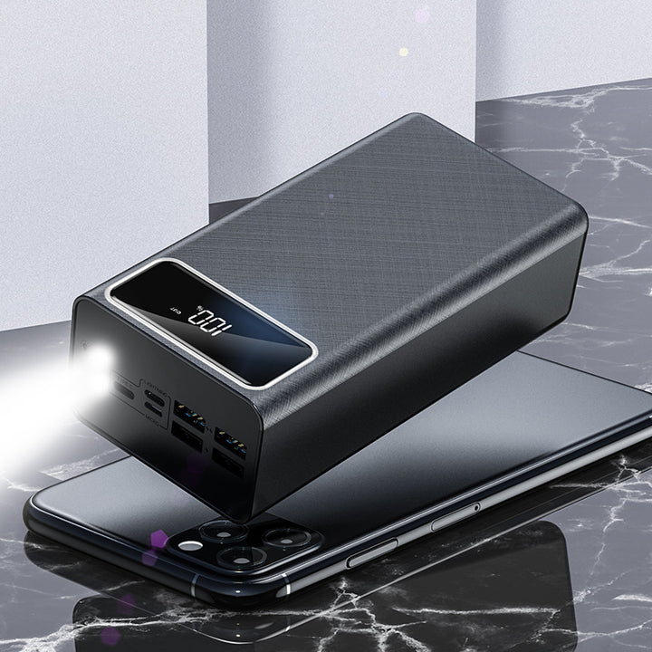 Powerbank med multifunksjonelt LED-lys Skanto