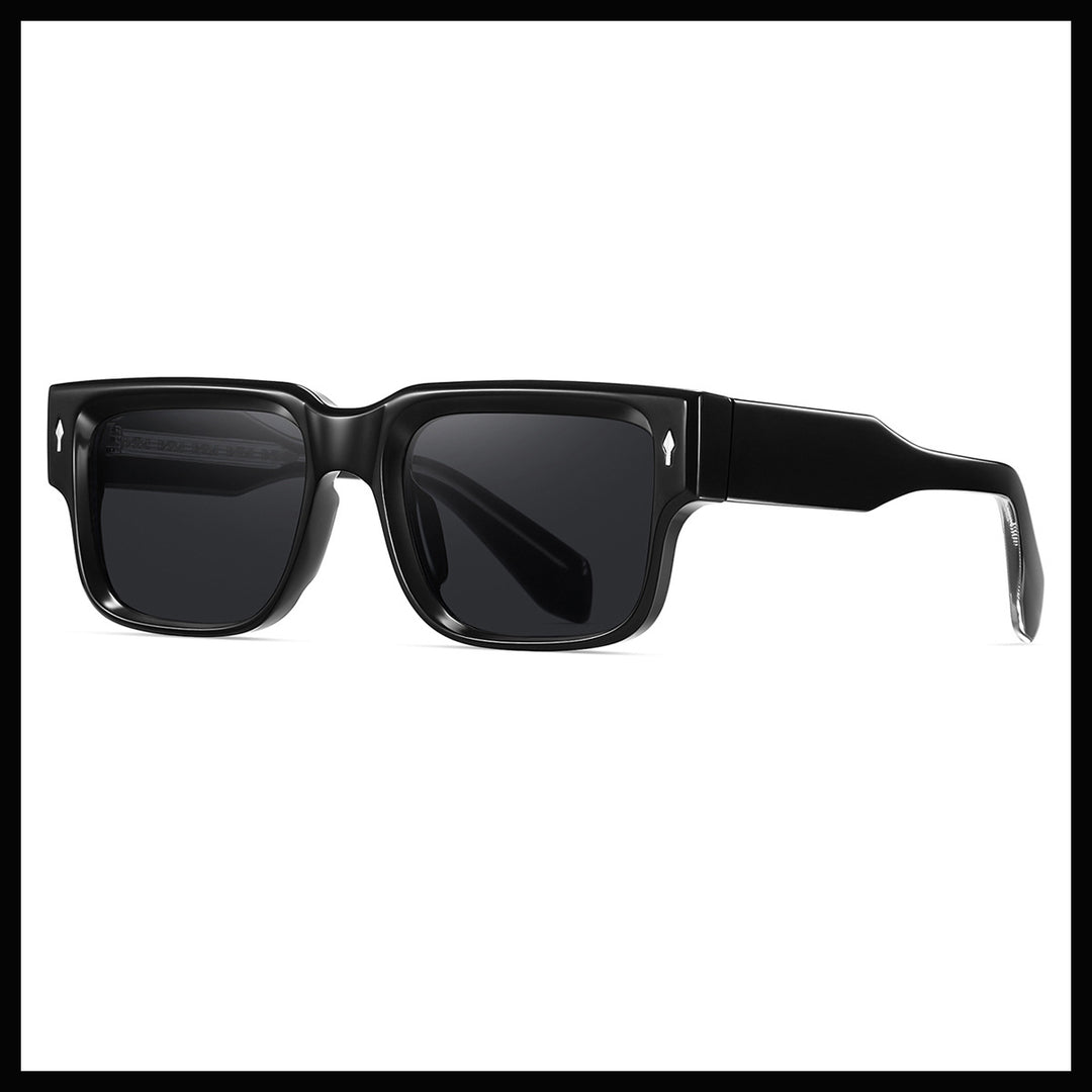 Dame solbrille i moderne, kantet design Skanto