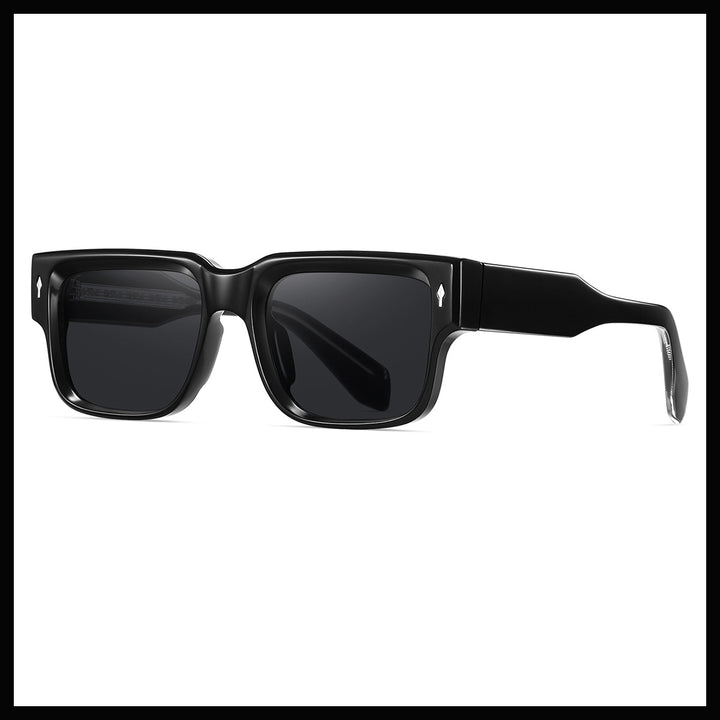 Dame solbrille i moderne, kantet design Skanto