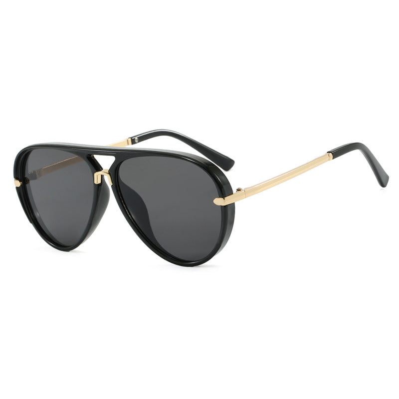 Women's Fashionable Pilot Sunglasses with Elegant Metal Accents Skanto