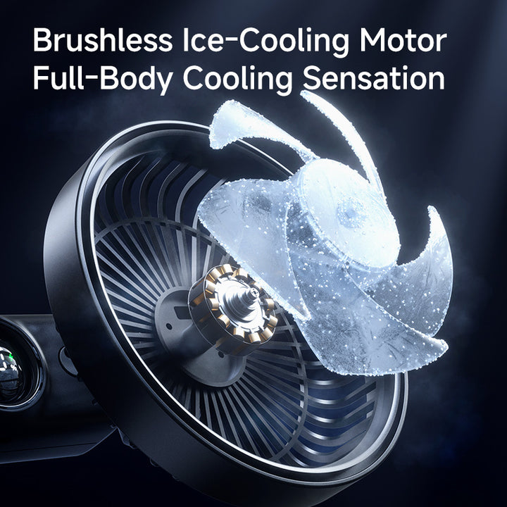 Unisex Dual-Head Rotating Clip-On Fan Skanto
