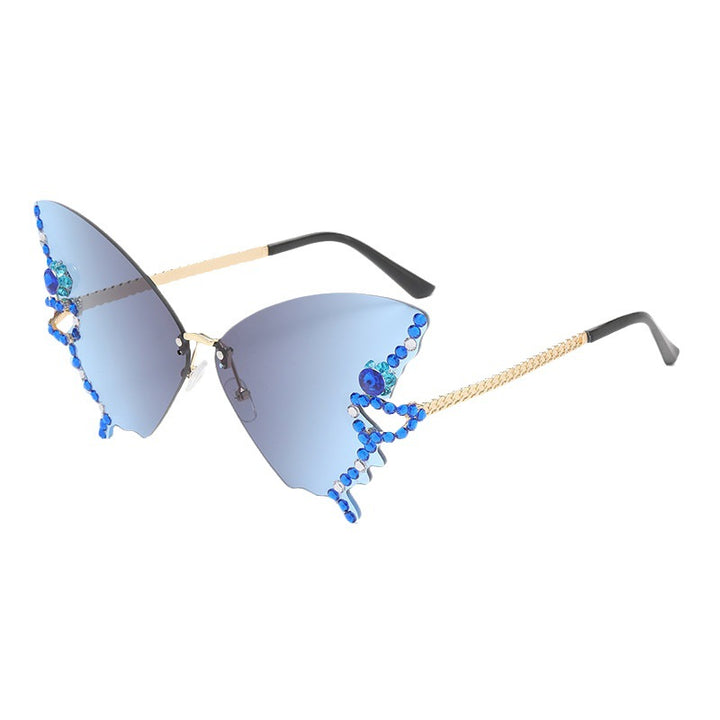 Dame ekstravagant designet solbrille Skanto