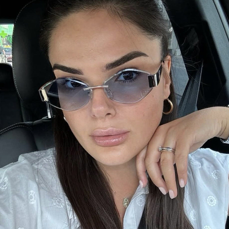 Women's fashionable sunglasses with elegant octagonal frame and UV protection Skanto