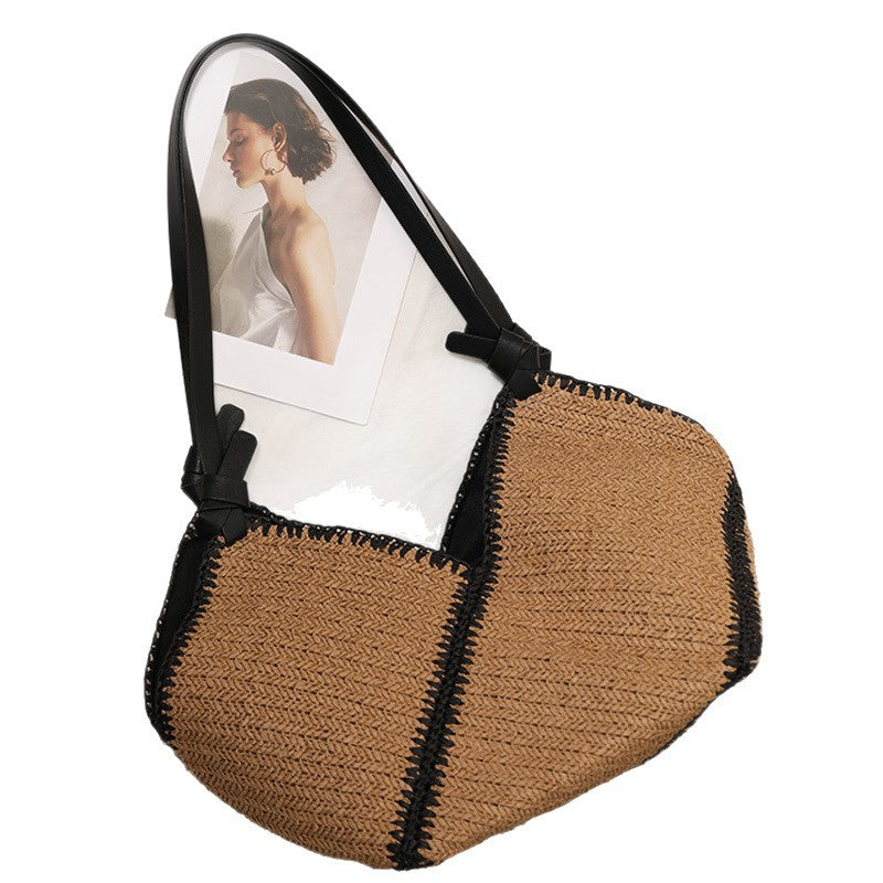 Handmade Boho Bag with Leather Details Skanto