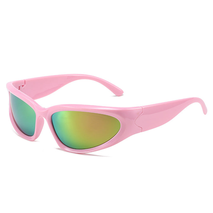 Dame sporty solbriller med ergonomisk design og polariserte glass Skanto
