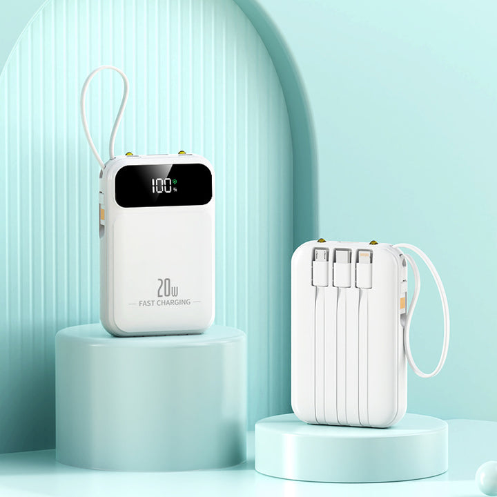 Bærbar Powerbank med hurtigladingfunksjon Skanto