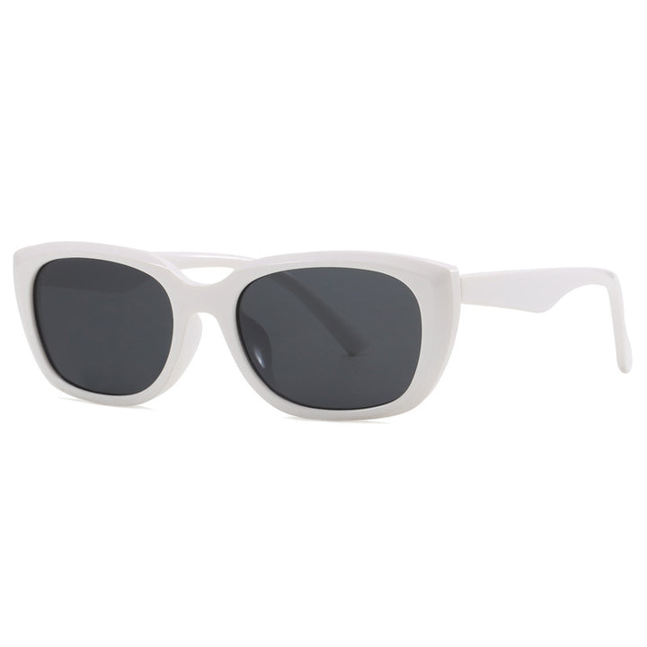 Dame trendy cat-eye solbriller i minimalistisk design skanto