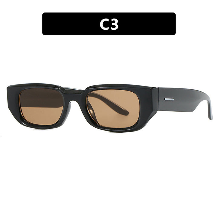 Women's trendy sunglasses with innovative transparent frame and polarized lens Skanto