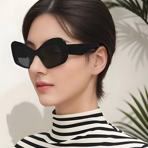 Dame Motek solbrille i vintage-stil Skanto