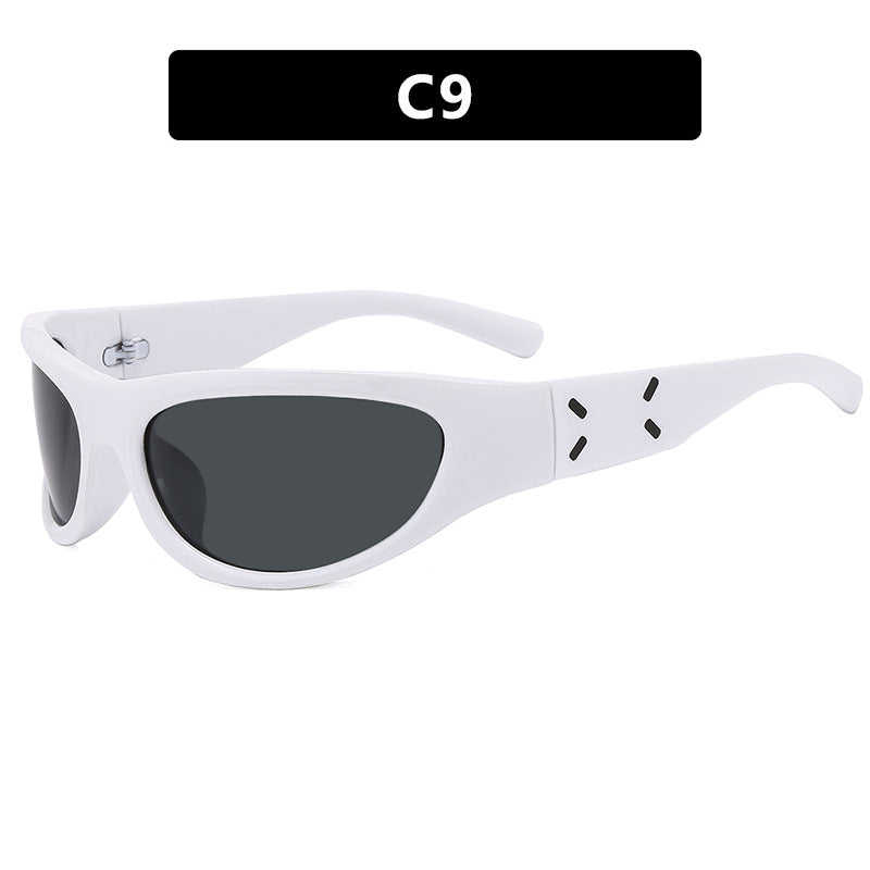 Women's sport sunglasses with ergonomic design and polarized lens Skanto