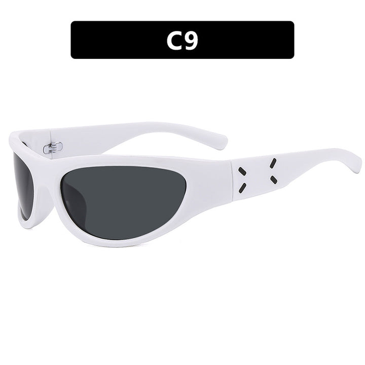 Women's sport sunglasses with ergonomic design and polarized lens Skanto