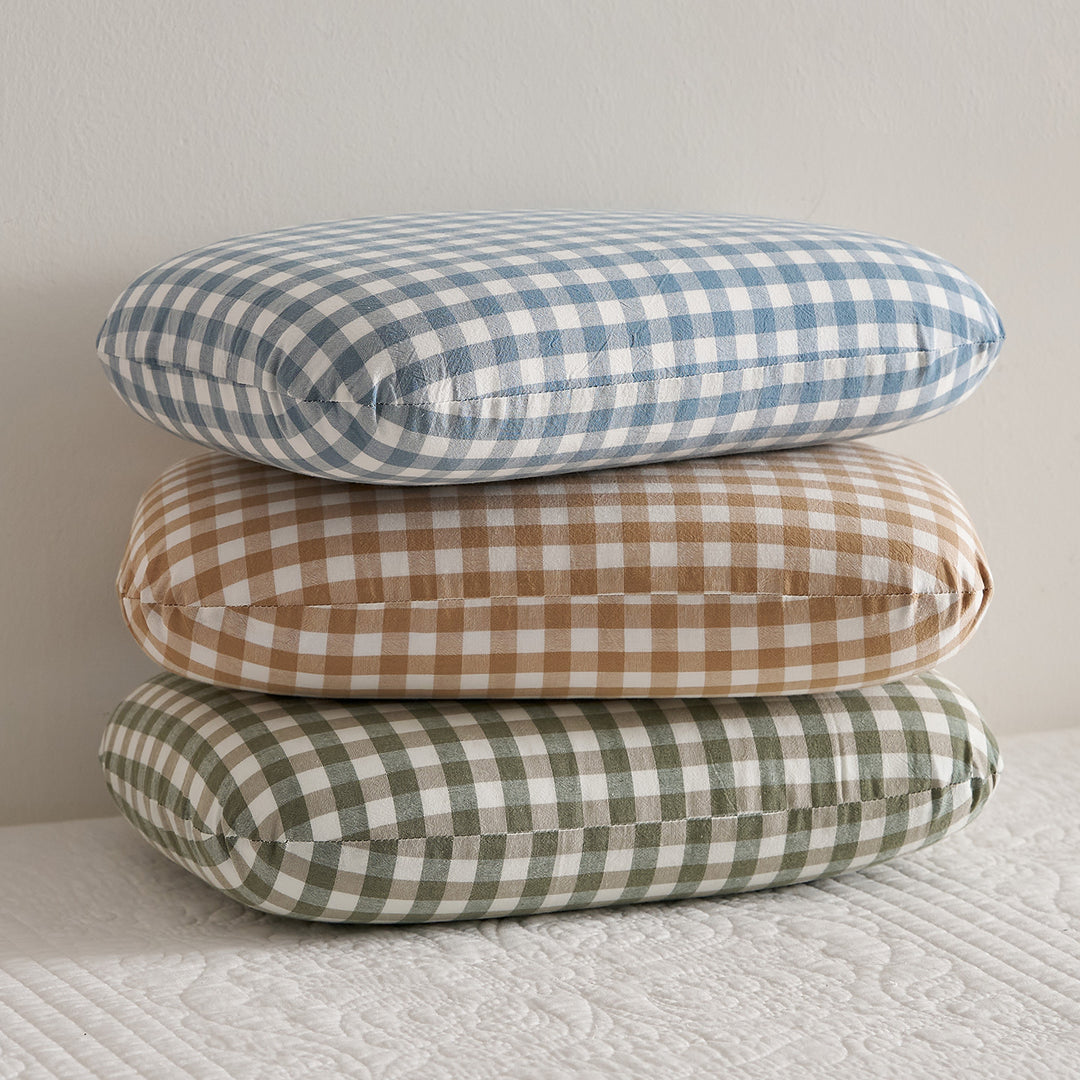 Komfortpute med rutete design Skanto