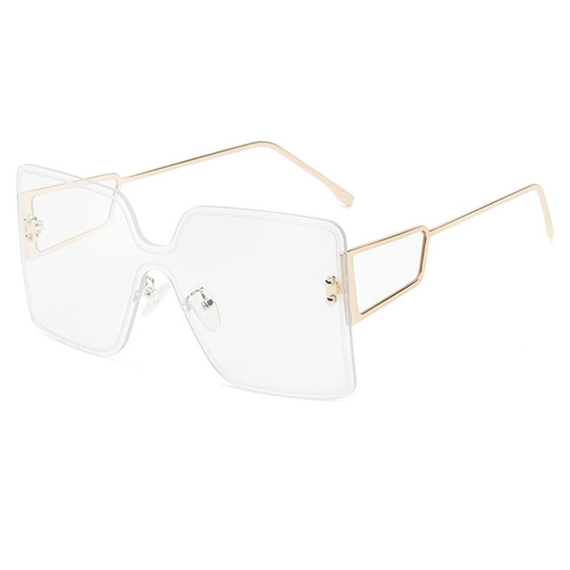Dame oversized Geometrisk Solbrille Skanto