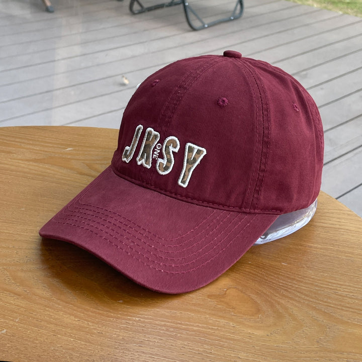 Unisex Casual Justerbar Brodert Caps Skanto