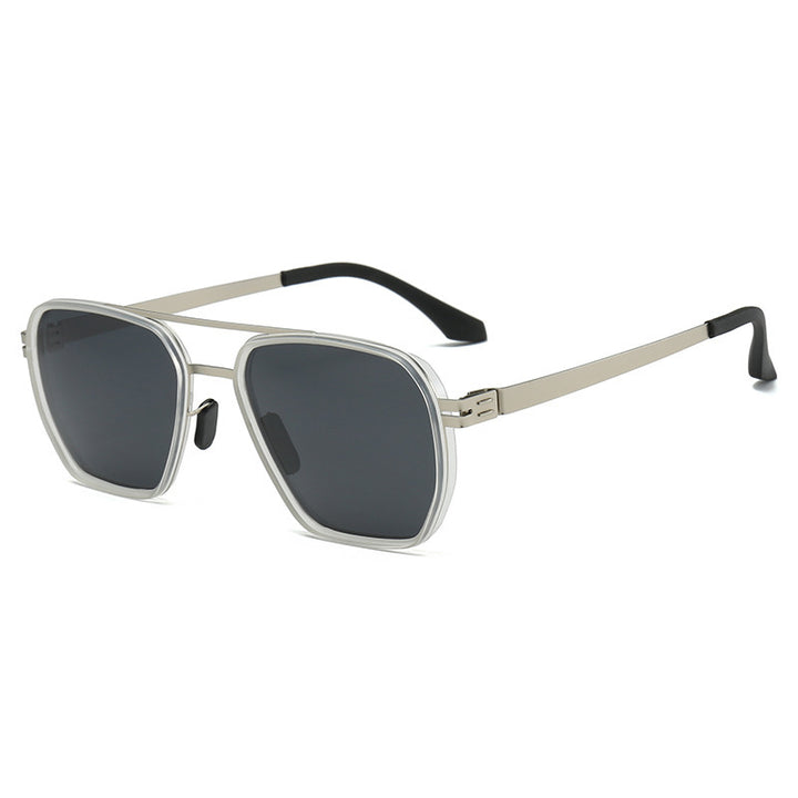 Damer moderne oversized firkantet solbrille Skanto
