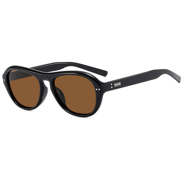 Women's fashionable glasses with stylish elongated frame and high-quality plastic Skanto