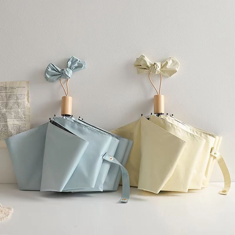 Dame elegant klappparaply med innovativ design Skanto