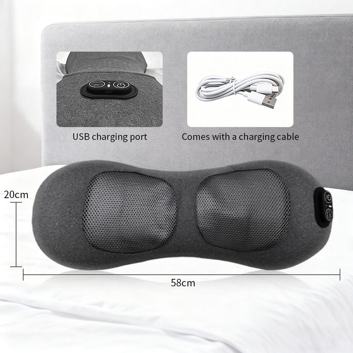 Ergonomisk massasjepute med USB-ladefunksjon Skanto