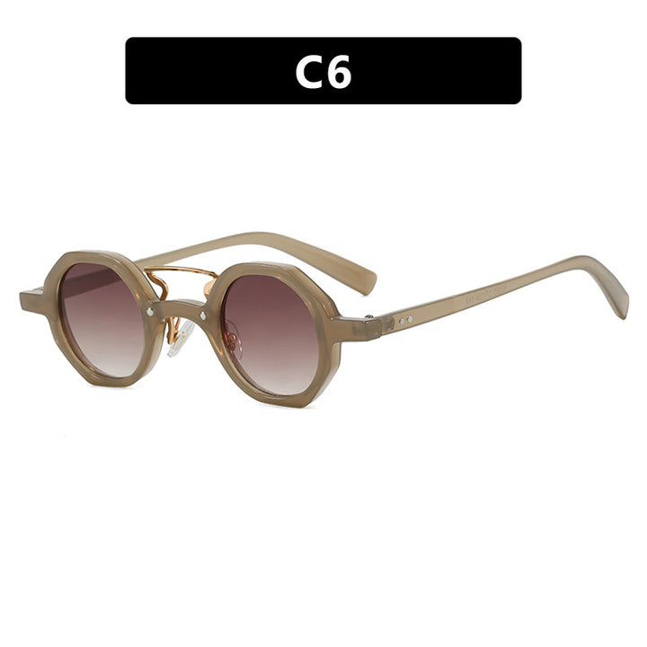 Women's stylish sunglasses in unique octagonal design Skanto