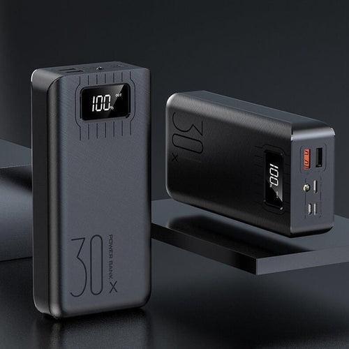 Høykapasitets powerbank med intelligent LCD-display Skanto