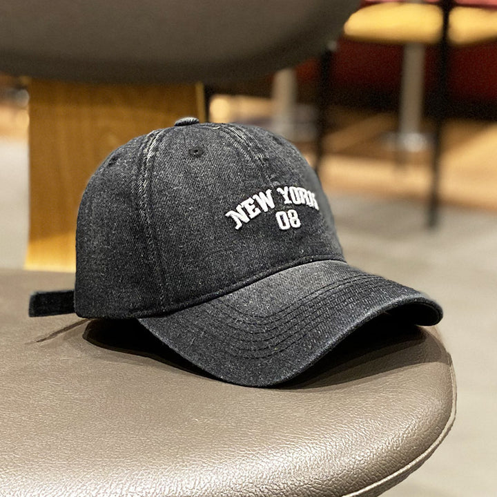 Herre Slitt Denim Stil Baseball Caps Skanto