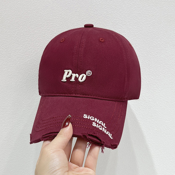 Dame's Casual Distressed Baseball Cap Skanto