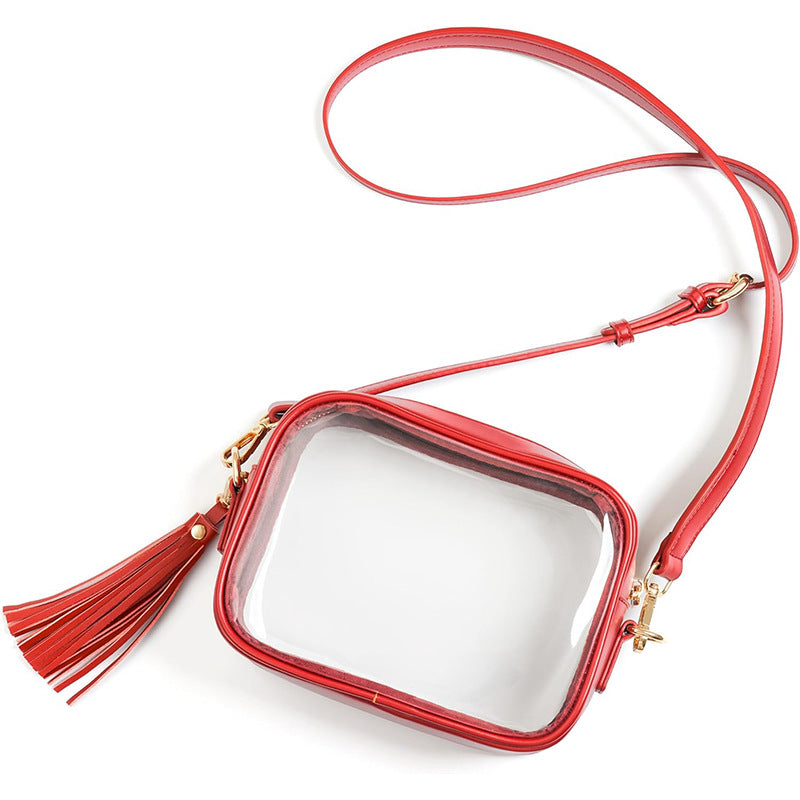 Stilfulle Gjennomsiktige Crossbody Veske Skanto