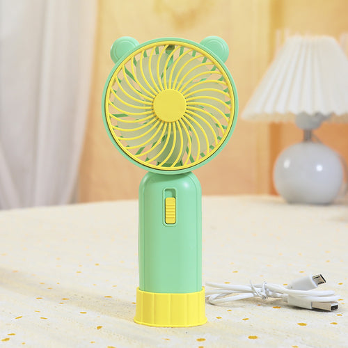 Dame Bærbar Håndvifte med søte Dyreører Skanto
