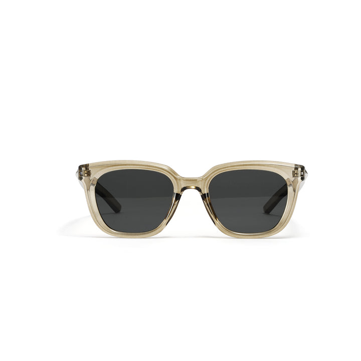 Damer moteriktig transparent solbrille med smal ramme og UV-beskyttelse Skanto