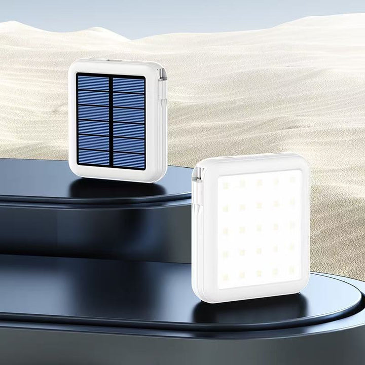 Solar-lampe med integrert powerbank Skanto