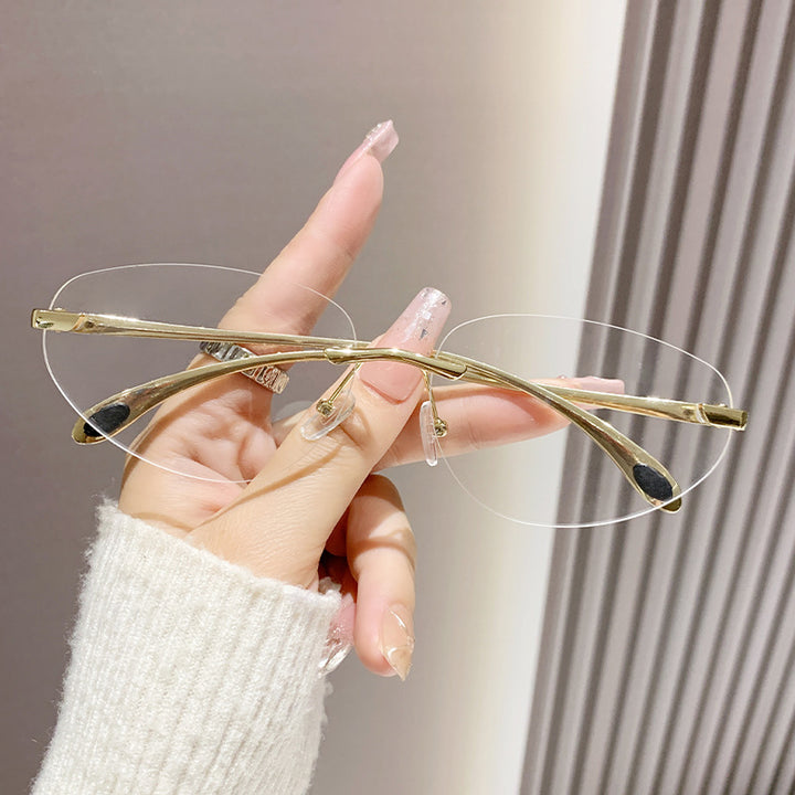 Dame Cat-Eye solbriller med unikt design Skanto
