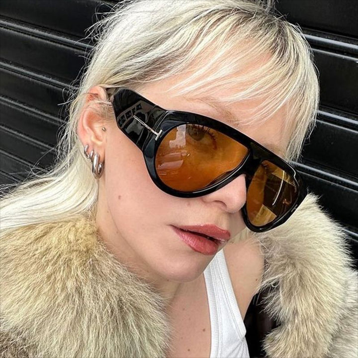 Women's fashionable retro-style oversized sunglasses Skanto