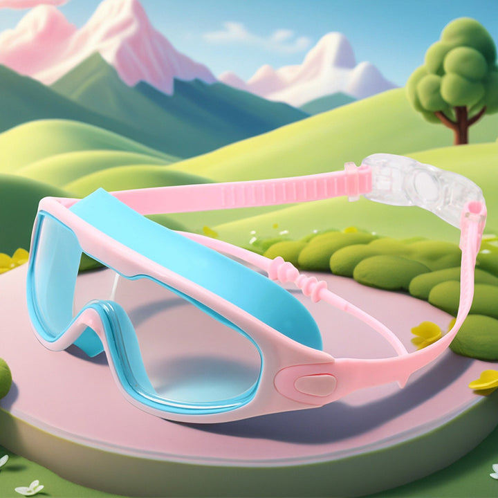 Vanntett svømmebrille med justerbar nesestykket Skanto