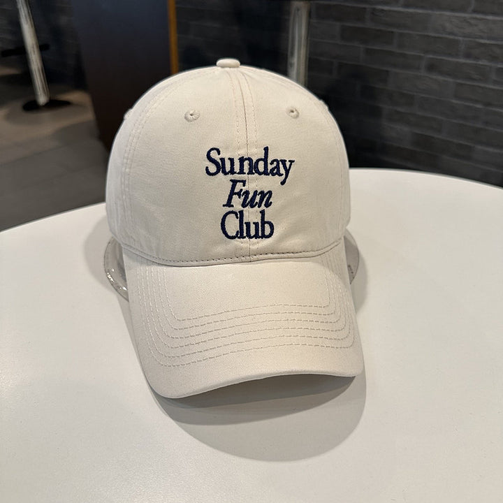 Unisex Brodert Bomull Baseball Caps Skanto