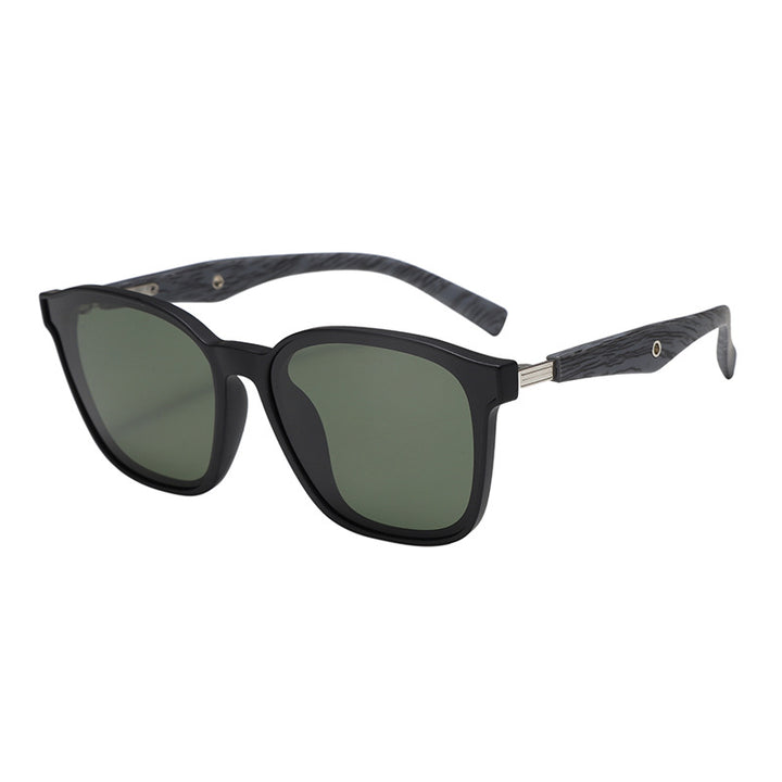 Dame stilige oversized solbriller med treakenter Skanto
