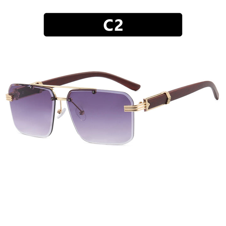 Women's geometric oversized sunglasses with trendy design and luxurious details Skanto