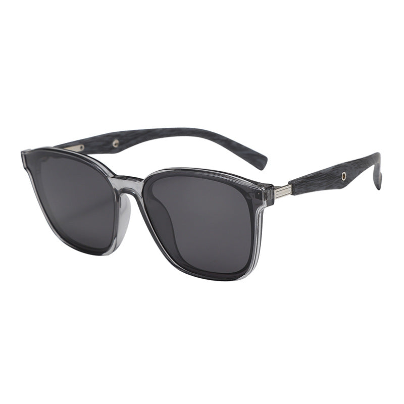 Dame stilige oversized solbriller med treakenter Skanto