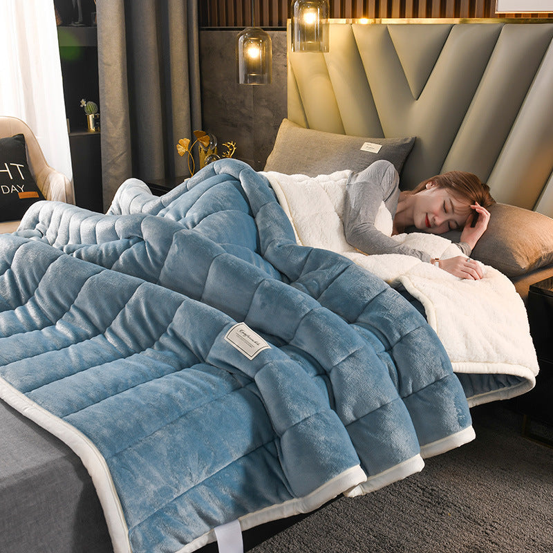 Skanto | Luksuriøs Flanell Fleece Vinterteppe - Holder deg alltid varm!