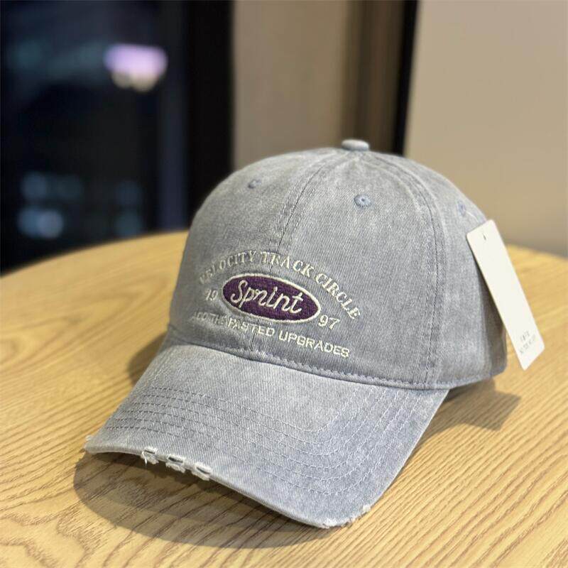 Herre Casual Vintage Brodert Baseballcaps Skanto