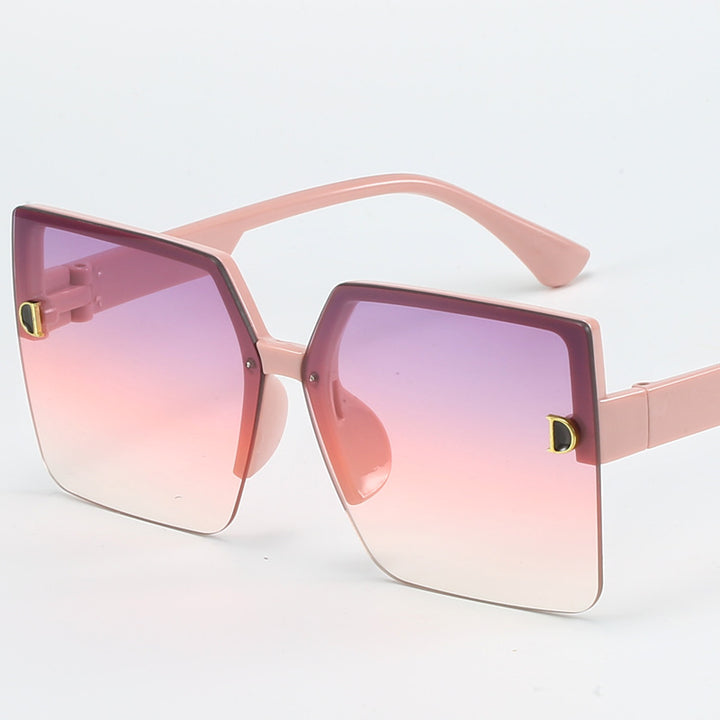 Damer oversized solbrille med høy kvalitet gradient Skanto