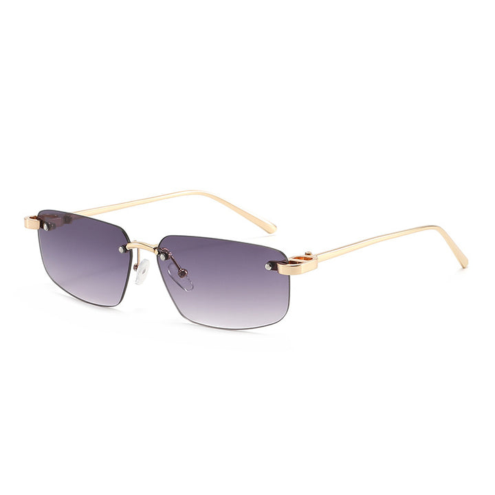 Women's fashionable rectangular sunglasses with minimalist frame Skanto