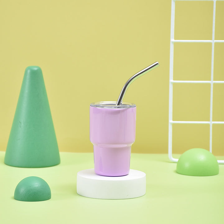 Unisex Isolert Drikkebecher med Rustfritt Stål Straw Skanto